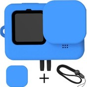 Resim Bl-gopro Hero İçin 9/10 Siyah Aksesuarlar Kılıf Koruyucu Yumuşak Standart Konut Kauçuk Silikon Kabuk Koruyucu Go Pro Hero9 Için Yeni 