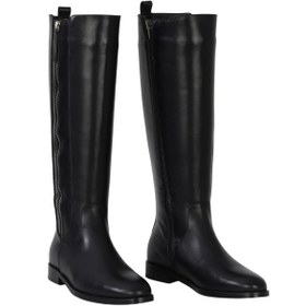 Resim Bueno Shoes Siyah Deri Kadın Topuklu Çizme 33wc18505 