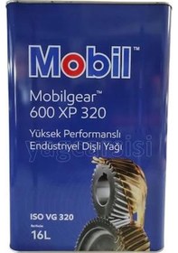 Resim Mobil Gear 600 Xp 320 Yüksek Performanslı Endüstriyel Dişli Yağı Teneke 16 L 