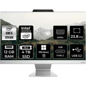 Resim Asus A3402 Intel Core I5 1335U 12GB 4tb SSD 23.8" Fhd Windows 11 Home All In One Bilgisayar & Per4 USB Bellek A3402WBAKP360 