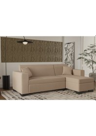 Resim Toronto Salon&oturma Odası Uzanmalı Köşe Takımı & L Koltuk - Krem Krem 