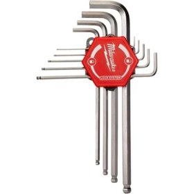Resim Milwaukee Alyan Anahtar Seti 1.5-10mm 9 Parça - 4932478621 