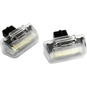 Resim Transit Tourneo Mk5 Mk6 Mk7 1995-14 İçin 2x Led Plaka Lambası Beyaz 