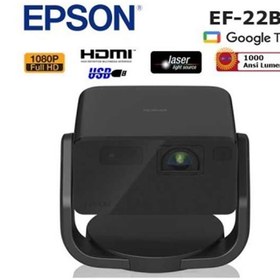 Resim Epson EF-22B 1000 ANSI Lümen 1920x1080 Full HD Akıllı Mini Lazer Projeksiyon Cihazı 