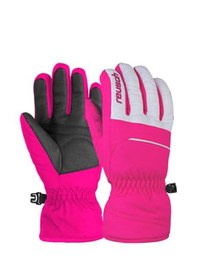 Resim Alan Pembe Beyaz Çocuk Kayak Eldiveni 