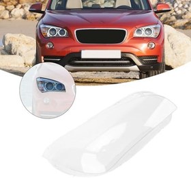 Resim Far kapağı, ön Far Abajur Far Net Lens Kapak PC Kabuğu Temiz ön Far Lens Kapak Suya dayanıklı Far Abajur Lens kapağı X1 E84 2013-2015 Için (Sol) 