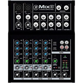 Resim Mackie MIX8 8 Kanal Deck Mikser 