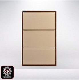 Resim Metal Ayakkabılık - Geniş Bağımsız Açılımlı 