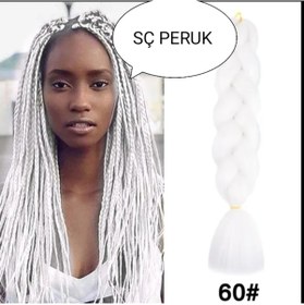 Resim SÇ PERUK 100 gr 60 Cm Örgüsüafrika Tiwist Örgülük Saç Afrika Örgüsü Rasta Tiwist Zenci Örgüsü 