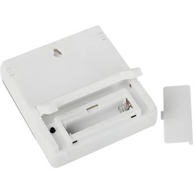 Resim LOVYCO Dijital Higrometre İç Mekan Termometresi, Ev Sıcaklık Nem Ölçer, Zaman ve Çalar Saat Özellikli 