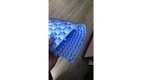 Resim İmza Zemin Pvc Geçmeli Kaydırmaz, Hijyenik Islak Zemin Karosu Mavi 33X33 cm (9 Adet) 