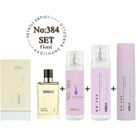Resim Bargello 384 Kadın Parfüm Set ( Parfüm - Saç Parfümü - Bodymist - Deodorant ) - Mnms384setsc 