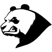 Resim Sinirli Panda Duvar Dekor Sticker 40 X 36 Cm 