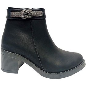 Resim Erbay 612 Yağlı Deri Trend Fashion Kadın Bot Siyah 