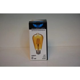 Resim Edison 3 Adet Rustik Ampül E27 4W 2500K 