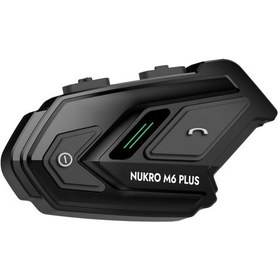 Resim Nukro M6 Plus Bluetooth İnterkom Siyah 