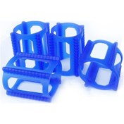 Resim Geeksen Kaykay Tekerlek Koruması Silikon, 49-70mm Genişliğe Uygun, Başlangıçcı Hareket Antrenmanı İçin, Mavi Mavi 