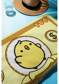 Resim Dijital Baskı Plaj Deniz Havlusu Civciv Figürlü Dolar Peştamal Hvl0107 Renkli 