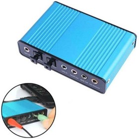 Resim Wozlo USB 6 Kanal 5.1 Optik Dijital Çıkışlı Harici Ses Kartı 