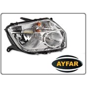 Resim AYFAR Dacia Duster Far Sağ Manuel Ayar Krom Çerçeve 10-14 404522 