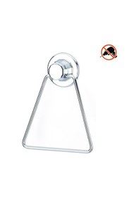 Resim Vakumlu Banyo Tuvalet Havlu Askısı Krom Kaplama Gümüş 