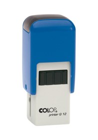 Resim Colop Q12 Kare Mavi Kasa Mavi Keçe - 12 x 12 MM 