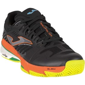 Resim Joma T.slam 2201 Siyah-fosforlu Turuncu Erkek Tenis Ayakkabısı 