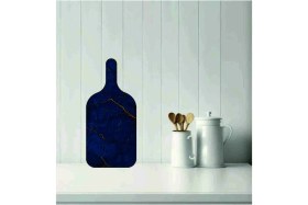 Resim Feyza Design Şık Mermer Desenli Kesme Tahtası 49X22CM, Modern ve Kullanışlı Tasarım 