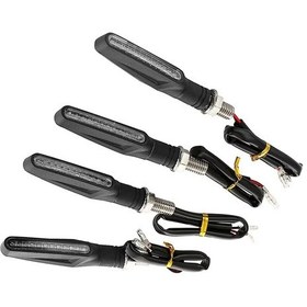 Resim 2 Adet/4 Adet Motosiklet Dönüş Sinyal Işıkları Evrensel Motosiklet Göstergeleri 4pcs 1 ADET 