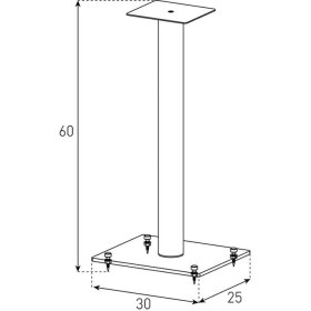 Resim Sonorous SP 100 Hoparlör Ayakları Beyaz 