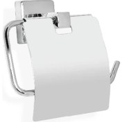 Resim Çelik Banyo Tomara Kağıtlık Kapaklı 