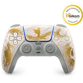 Resim Sony Playstation Dualsense Ghost Of Yotei Gold Edition Sınırlı Sürüm Bilkom Garantili Beyaz 