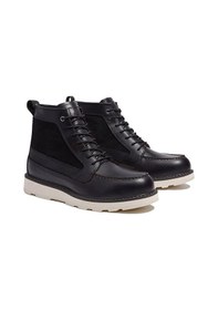 Resim Timberland Britton Mills Mid Lace Up Waterproof Boo Erkek Günlük Bot Tb0a6ce2w021 Siyah Siyah 