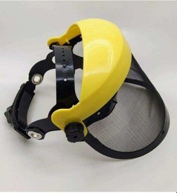 Resim Veta Motorlu Tırpan Maskesi Profesyonel Koruyucu Maske Ayarlı 