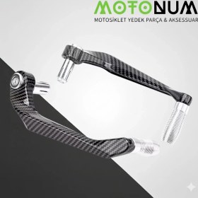 Resim Motonum Rks Srt 900 Sx Manet Koruma Karbon Desenli-Gümüş DEKORLU-MKM32916 
