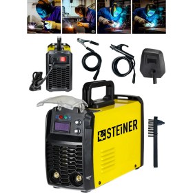Resim Steiner 250 Amper Inverter Mega Stick Çift Kartlı Hava Soğutmalı Dijital Göstergeli Çanta Kaynak Makinesi 