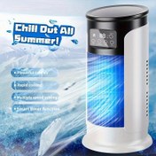Resim 3’ü 1 Arada Taşınabilir Klima Nemlendirici Aroma Lambası Fan USB Soğutucu, Ofis ve Ev Kullanımı İçin Temel - 5 Senaryo için Uygun: Aile, Ofis, Yurt, Mutfak ve Seyahat 