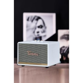 Resim Torima Bluetooth Hoparlör Nostaljik Kablosuz Speaker D35 Beyaz 
