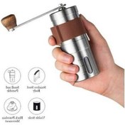 Resim Pazly Altın Seramik Bıçaklı Kahve Değirmeni - Paslanmaz Çelik, Kolay Temizlenebilir, Taşınabilir, Ev Ve Kamp Kullanımı İçin 