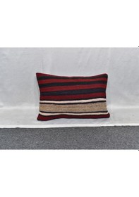 Resim Zehra Abla Halı Yeni El Dokuma Dekoratif Kilim Kırlent Yastık Kılıfı 6672 Çok Renkli 