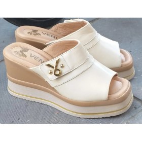 Resim Bags Shoes Venüs 2510904Y Kadın Hakiki Deri Dolgu Taban Terlik 