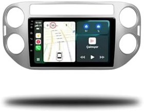 Resim MarTechno Android Multimedya 6GB RAM 128GB Hafıza Volkswagen Tiguan 2008-2016 ile uyumlu 