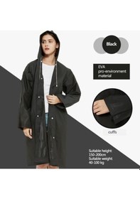 Resim Marlux Eleven Market Raıncoat Eva Unisex Siyah Yağmurluk Siyah 