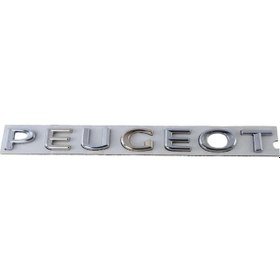 Resim Peugeot 301 508 Arka Bagaj Peugeot Yazısı Çift Taraf Bantlı 