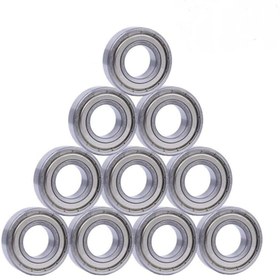 Resim AYMAGNET 10 Adet 608zz Rulman - Metal Mühürlü Çok Amaçlı Bilye Rulman - Ölçüleri 8x22x7 