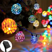 Resim LED Fas Toplu Güneş Işıklı Dize Işıkları - Evlerde, Yatak Odalarında, Bahçelerde veya Avlularda Büyüleyici Dekorasyonlar için İdeal olan Düğünler, Partiler ve Doğum Günleri için 