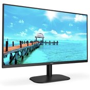 Resim AOC 27B2DA 27" 4MS 75 MHz 1xVGA 1xHDMI 1x DVI FHD 1920x1080 Flicker-Free Çerçevesi̇z Mavi Işık IPS monitör AOC