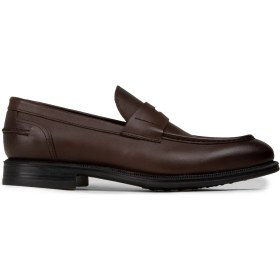 Resim Deery Erkek Kahverengi Hakiki Deri Klasik Loafer - 02025MKHVC01 