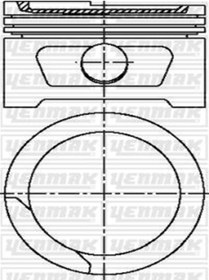 Resim YENMAK 31-03803-000 Motor Piston Segman Komple Std 623650 3103803000 (WK927296) (FİYAT:4 ADET İÇİNDİR) 