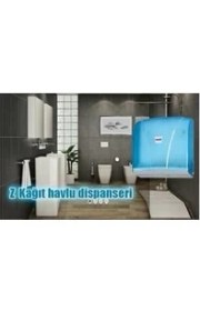 Resim Palex Havlu Kağıt Z Katlı + Palex 200'LÜ Krom Dispenser 